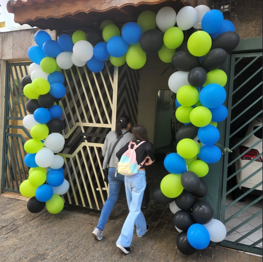 Salão decorado